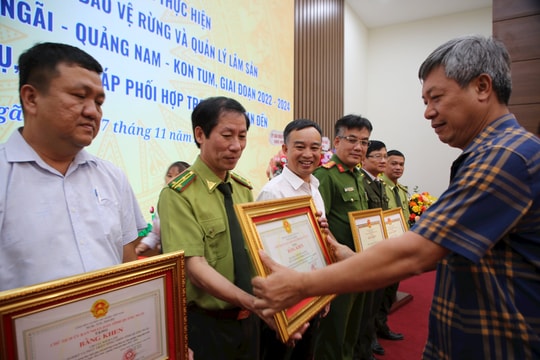 Tăng cường phối hợp quản lý, bảo vệ rừng giáp ranh 3 tỉnh Quảng Nam - Quảng Ngãi - Kon Tum