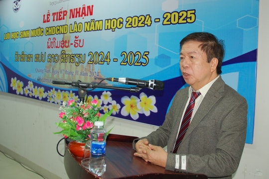 Trường Đại học Quảng Nam tiếp nhận 64 lưu học sinh Lào nhập học tiếng Việt
