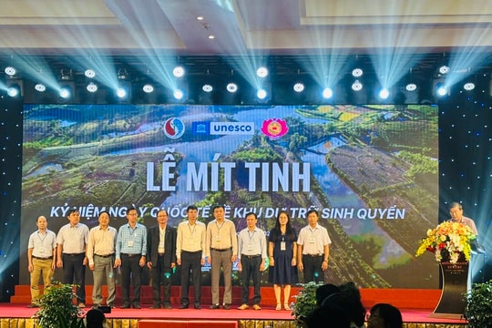 Mít tinh hưởng ứng Ngày quốc tế về khu dự trữ sinh quyển