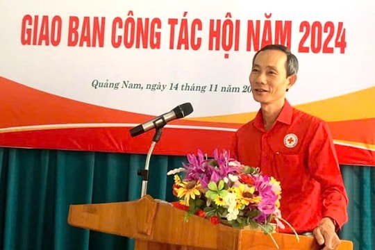 Năm 2024, hoạt động chữ thập đỏ của Quảng Nam hơn 109,6 tỷ đồng