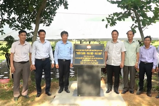 Mặt trận cụm đồng bằng xây dựng 301 công trình chào mừng đại hội Mặt trận các cấp