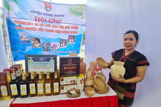 Đa dạng sản phẩm khởi nghiệp của thanh niên miền núi Quảng Nam