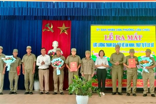 Hội An triển khai chính sách hỗ trợ bảo hiểm xã hội cho lực lượng bảo vệ an ninh trật tự cơ sở