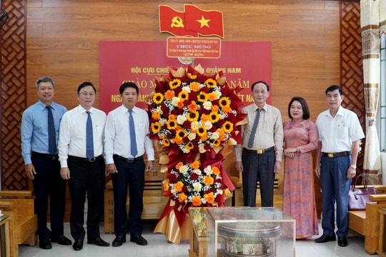 Bí thư Tỉnh uỷ Lương Nguyễn Minh Triết thăm, chúc mừng Ngày truyền thống Hội Cựu chiến binh tỉnh