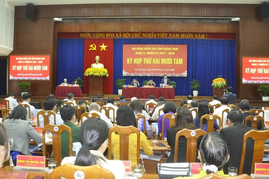 Bế mạc Kỳ họp thứ 28, HĐND tỉnh Quảng Nam (khóa X): Thông qua 26 nghị quyết