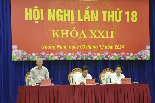 Ban Thường vụ Tỉnh ủy Quảng Nam yêu cầu tăng cường công tác kiểm tra, giám sát trong Đảng