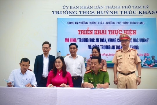 Ra mắt mô hình trường học an toàn tại Tam Kỳ