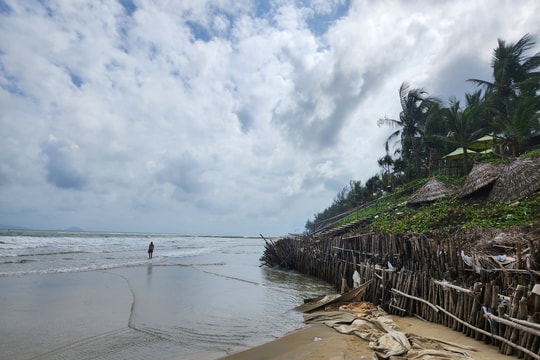 Nghiên cứu phương án đảm bảo an toàn tại khu vực sạt lở biển Cẩm An
