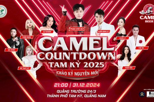 Tam Kỳ tổ chức countdown đón giao thừa năm 2025