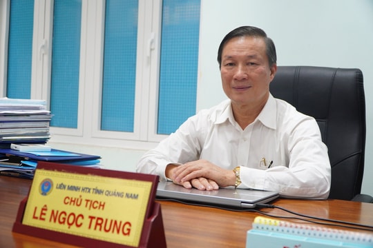 Ông Lê Ngọc Trung - Chủ tịch Liên minh Hợp tác xã tỉnh Quảng Nam: Phát huy vai trò trong tư vấn, hỗ trợ hợp tác xã