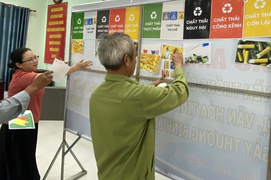 Tuyên truyền phân loại rác và giảm rác thải nhựa