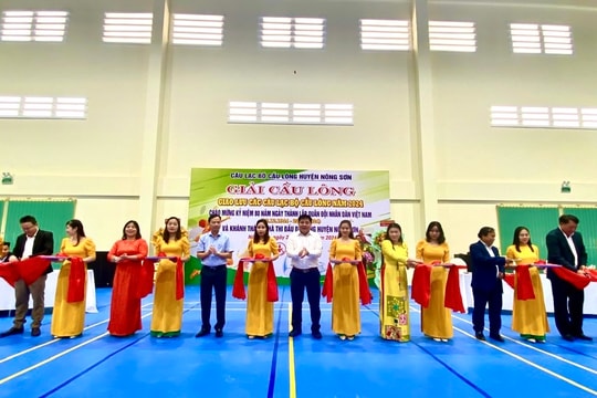 Khánh thành nhà thi đấu đa năng huyện Nông Sơn