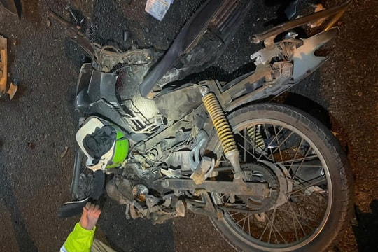 Kịp thời xác minh danh tính tài xế ô-tô rời khỏi hiện trường sau khi va chạm với xe máy