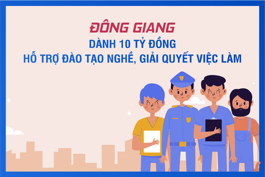 Đông Giang dành 10 tỷ đồng hỗ trợ đào tạo nghề, giải quyết việc làm
