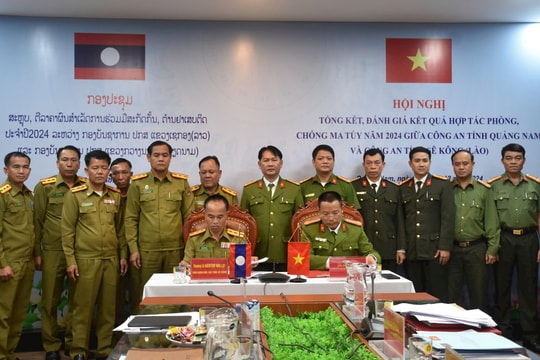 Công an tỉnh Quảng Nam và Công an tỉnh Sê Kông (Lào): Nhiều kết quả trong hợp tác phòng chống ma túy