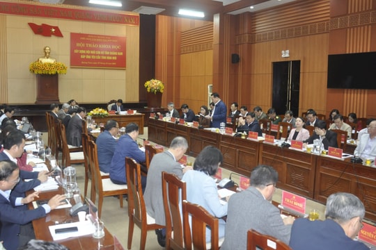 Quảng Nam ghi nhận ý kiến tâm huyết về công tác cán bộ và yêu cầu xây dựng đội ngũ cán bộ của tỉnh