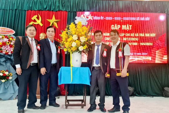 Xã Trà Kót kỷ niệm 75 năm thành lập chi bộ đảng đầu tiên