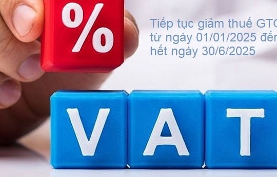Giảm thuế giá trị gia tăng từ ngày 1/1/2025