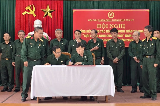 Hội Cựu chiến binh Tam Kỳ xây dựng 39 mô hình "dân vận khéo" trong năm 2024