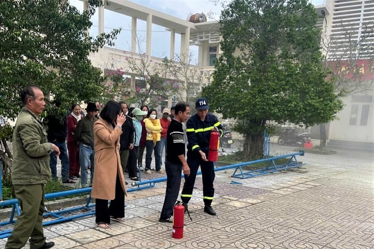 Tuyên truyền phòng cháy chữa cháy tại khu dân cư trên địa bàn Núi Thành