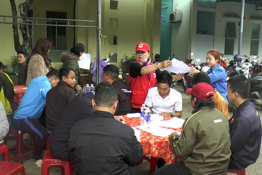 Hiến máu tình nguyện ở vùng cao Nam Giang