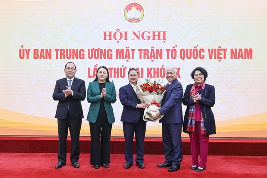 Hiệp thương cử ông Trần Việt Trường giữ chức Phó Chủ tịch Ủy ban Trung ương MTTQ Việt Nam