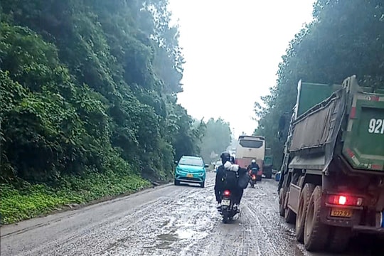 Khắc phục hậu quả thiên tai, bảo đảm giao thông trên quốc lộ 14B