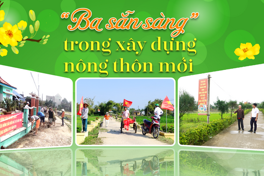 “Ba sẵn sàng” trong xây dựng nông thôn mới