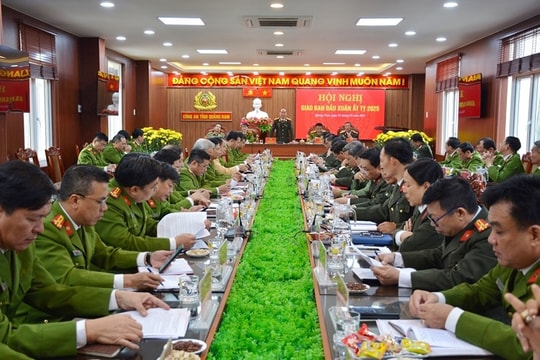 Công an tỉnh Quảng Nam bảo đảm an ninh, an toàn dịp Tết Nguyên đán Ất Tỵ 2025