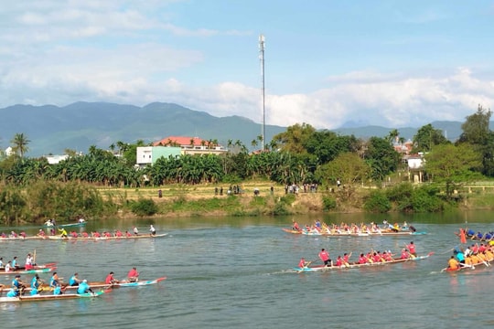 Hơn 400 vận động viên tham gia Lễ hội đua thuyền Đại Lộc năm 2025
