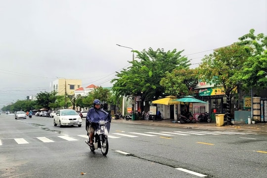 Ảnh hưởng không khí lạnh, Quảng Nam có mưa, đêm và sáng trời rét