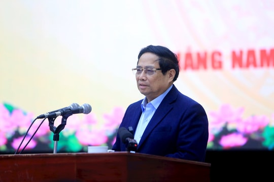 Thủ tướng Chính phủ Phạm Minh Chính: "Năm 2025 Quảng Nam phải đạt tăng trưởng hai con số"
