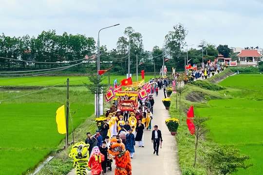 Lễ hội Bà Chiêm Sơn được công nhận Di sản văn hóa phi vật thể quốc gia