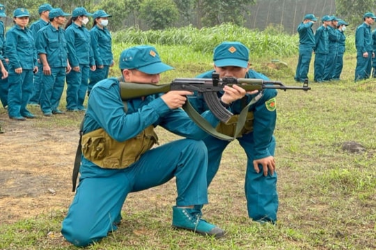 Tăng mức trợ cấp ngày công lao động cho dân quân tự vệ