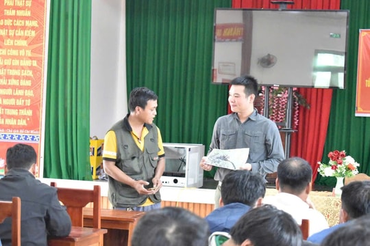 Chia sẻ ứng dụng SMART Mobile cho cộng đồng nhận khoán bảo vệ rừng