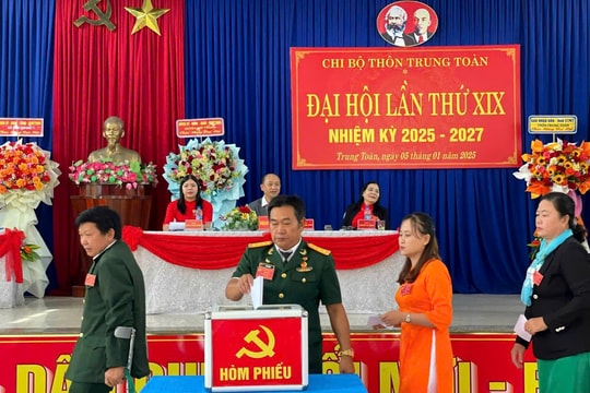 Đại hội chi bộ trực thuộc đảng bộ cơ sở: Dấu ấn ở Núi Thành