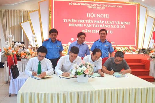 Cam kết tuân thủ an toàn giao thông: Hiệu quả chưa cao