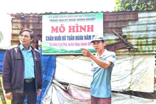 Chăn nuôi theo hướng tuần hoàn ở Đại Lộc