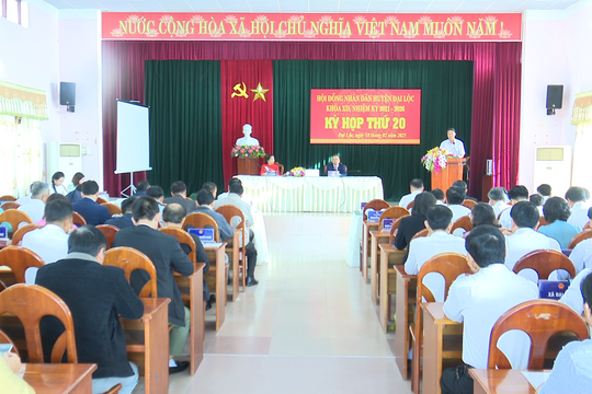 Đại Lộc thông qua các nghị quyết về việc sắp xếp, tinh gọn tổ chức bộ máy