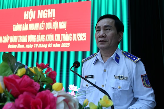 Vùng Cảnh sát biển 2 quán triệt kết quả hội nghị Ban Chấp hành Trung ương Đảng khóa XIII