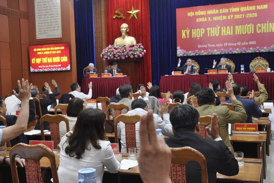 Cho thôi làm nhiệm vụ đại biểu HĐND tỉnh, miễn nhiệm chức danh Ủy viên UBND tỉnh Quảng Nam nhiệm kỳ 2021 - 2026