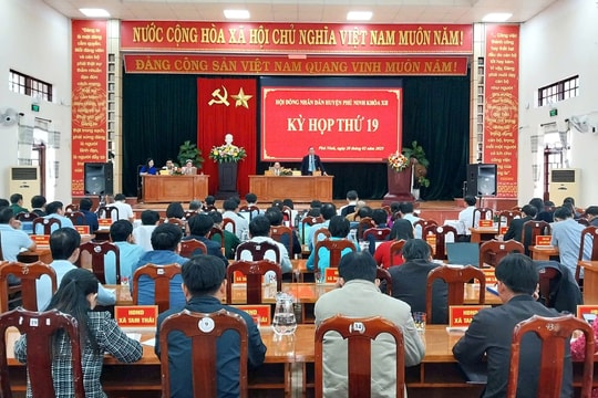 UBND huyện Phú Ninh còn 9 cơ quan chuyên môn sau sắp xếp