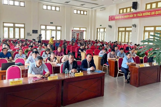 Thị trấn Hương An sinh hoạt chính trị về nội dung cuốn sách của cố Tổng Bí thư Nguyễn Phú Trọng