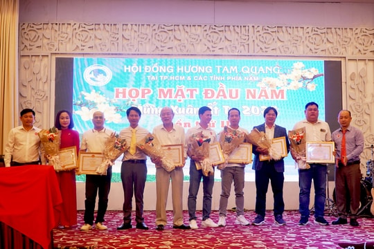 Đồng hương xã Tam Quang tại TP.Hồ Chí Minh gặp mặt đầu năm