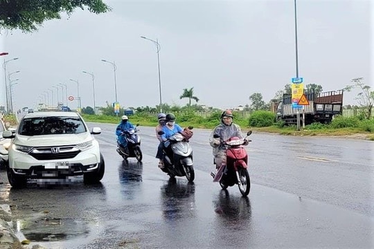 Quảng Nam có mưa, mưa rào rải rác do ảnh hưởng không khí lạnh