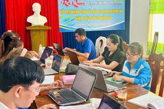 Quế Sơn phấn đấu hoàn thành số hóa sổ hộ tịch trước ngày 5/3/2025