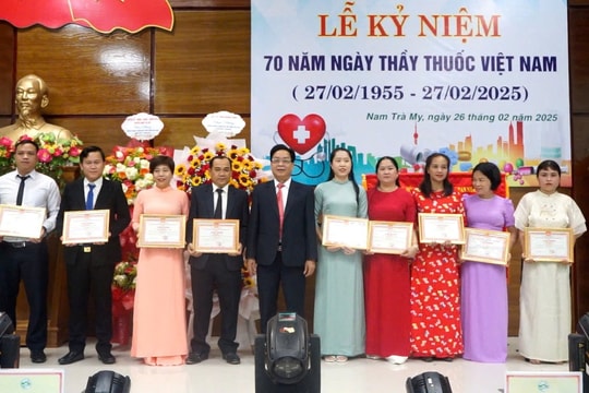 Nam Trà My kỷ niệm 70 năm ngày Thầy thuốc Việt Nam