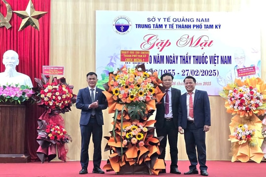 Ngành y tế Tam Kỳ gặp mặt kỷ niệm 70 năm ngày Thầy thuốc Việt Nam
