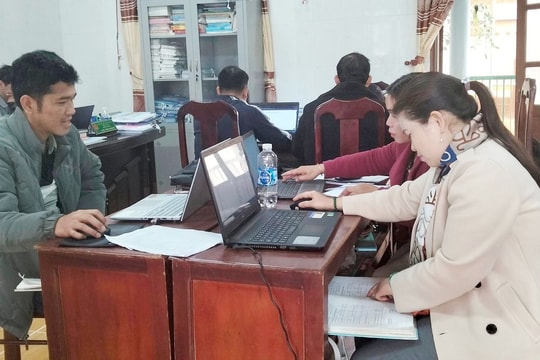 Tây Giang tập trung đẩy nhanh tiến độ số hóa sổ hộ tịch