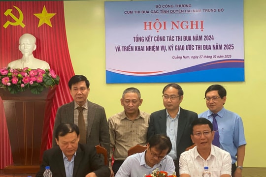 Bình Định xếp thứ nhất trong thi đua ngành công thương Cụm các tỉnh duyên hải Nam Trung Bộ năm 2024